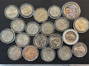lot 96 image: Various Dollars and Quarters