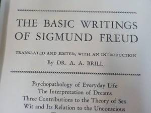 lot 25 image: The Basic Writings of Sigmund Freud copyright 1938