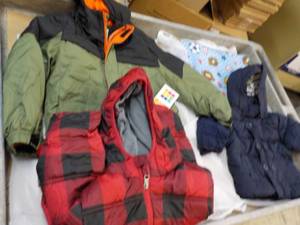 lot 51 image: 3 Boys Jackets and Blanket...