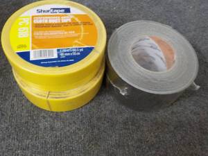 lot 93 image: 3 Rolls Shurtape Cloth Duct Tape ...