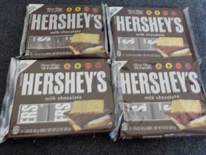 lot 134 image: 4 x 6 packs Hershey Full Size Candy Bars
