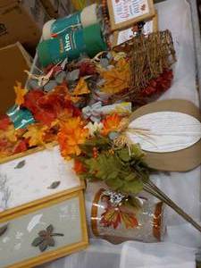 lot 213 image: Fleece Throws and Fall Dcor...