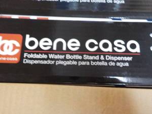 lot 216 image: Lot of 4 Bene Casa Foldable Water Bottle Stand and Dispenser