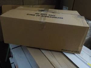lot 217 image: Boxes Very Sturdy with Handles 23 x 16 x 9- lot of 50
