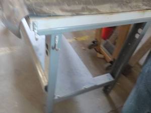 lot 222 image: 30 x 59 Metal Table...