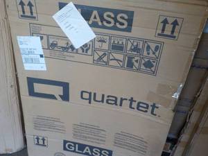 lot 235 image: Quartet Glass Wall White Board 24 x 36