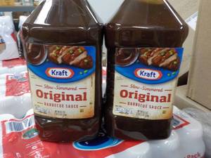 lot 291 image: 2 x 5 lb. Bottles Kraft Original Barbecue Sauce