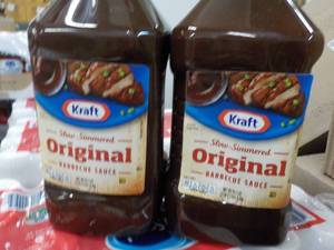 lot 294 image: 2 x 5 lb. Bottles Kraft Original Barbecue Sauce