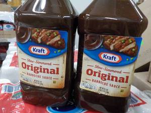lot 295 image: 2 x 5 lb. Bottles Kraft Original Barbecue Sauce