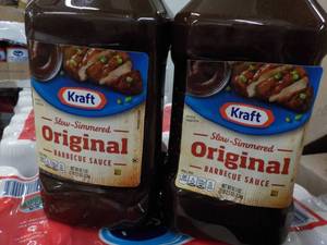 lot 296 image: 2 x 5 lb. Bottles Kraft Original Barbecue Sauce