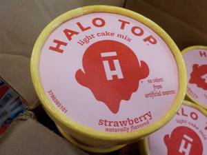 lot 299 image: 12 Halo Top Strawberry Cake Mix - just add Water and Microwave