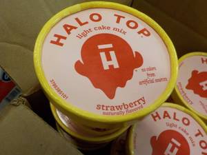 lot 300 image: 12 Halo Top Strawberry Cake Mix - just add Water and Microwave