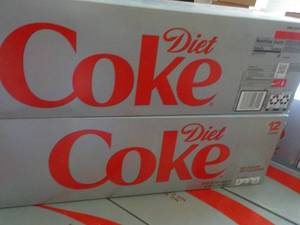 lot 319 image: 2 x 12 packs Diet Coke - best date Mar 11 2024