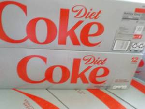 lot 321 image: 2 x 12 packs Diet Coke - best date Mar 11 2024