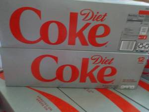 lot 323 image: 2 x 12 packs Diet Coke - best date Mar 11 2024