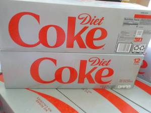 lot 324 image: 2 x 12 packs Diet Coke - best date Mar 11 2024