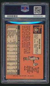 lot 3A image: 1969 Topps Nolan Ryan 2nd Year #533 PSA Graded 4 VG-EX Vintage Baseball Card