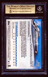lot 5A image: 2018 Topps Update Ronald Acuna RC #US250 Beckett Graded 9.5 Gem Mint Baseball Card