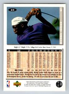 lot 92A image: Michael Jordan Baseball 1994 Upper Deck Collecotors Choice #23 Baseball Card