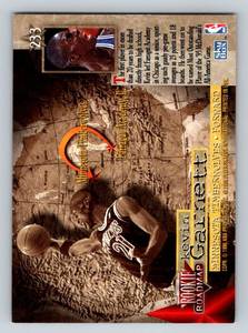 lot 135A image: Kevin Garnett RC 1996 Skybox #233 Rookie Minnesota Timberwolves Basketball Card