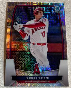 lot 43A image: Shohei Ohtani Mega 2023 Bowman Chrome #51 Baseball Card