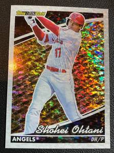 lot 80A image: Shoheil Ohtani 2020 Topps Black Gold #BG-1 Baseball Card