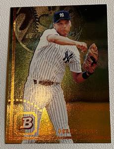 lot 96A image: Derek Jeter RC Foil 1994 Bowman #376 Rookie Baseball Card