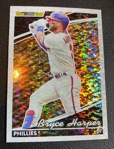 lot 162A image: Bryce Harper 2022 Topps Black Gold #BG-19 Baseball Card