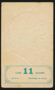 lot 15C image: Mickey Mantle 1965 Topps Embossed #11 Vintage Baseball Card