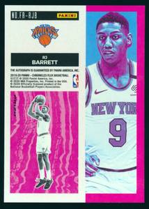lot 47C image: RJ Barrett Auto RC 2019-2020 Chronicles Flux Prizm #FR-RJB Rookie Signed Basketball Card