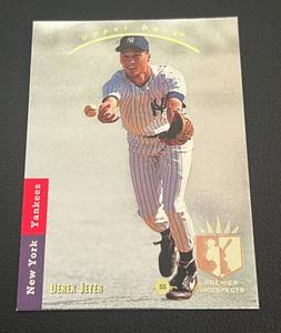 lot 9C image: Derek Jeter RC 1993 Upper Deck SP Premier Prospects #279 Rookie Baseball Card