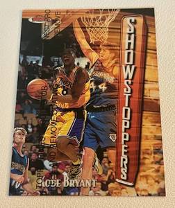 lot 14C image: Kobe Bryant 1997-98 Topps Finest Showstoppers #262 2nd Year Basketball Card