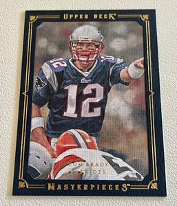lot 24D image: Tom Brady 2008 Upper Deck Masterpieces Black Frame #84 Football Card