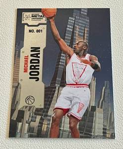 lot 58D image: Michael Jordan 2022 Skybox Metal Universe Champions #001 Basketball Card