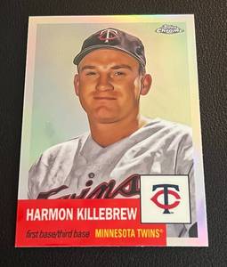 lot 104F image: Harmon Killebrew Refractor 2022 Topps Chrome #459 Minnesota Twins Baseball Card