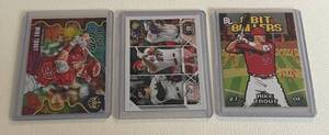 lot 46H image: Mike Trout 3 Card Baseball Lot