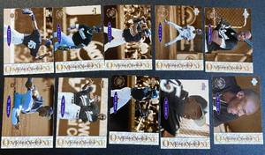 lot 55B image: Michael Jordan One on One Retires 1995 Upper Deck Set of 10 Baseball Cards