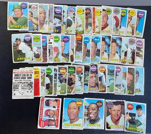 lot 27B image: 1969 Topps Baseball - 50 Card Lot, varying condition