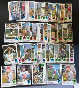 lot 29B image: 1973 Topps Baseball - 50 Card Lot, varying condition