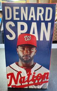 lot 48G image: Denard Span Bobblehead, new in box, Minnesota Twins Baseball