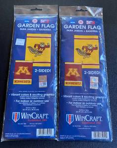 lot 69G image: University of Minnesota (2) Garden Flags