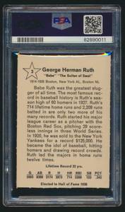 lot 7J image: Babe Ruth 1961 Golden Press #3 PSA 5 EX Vintage Baseball Card
