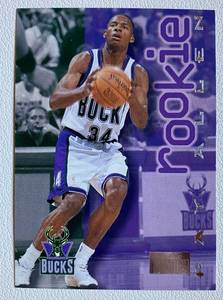 lot 90J image: Ray Allen RC 1997 Skybox Premium #201 Rookie Basketball Card