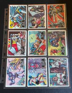lot 77B image: Batman 1966 Topps 18 Card Lot - Vintage Comic Cards