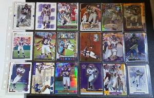 lot 60J image: Randy Moss 60 Card Lot with Numbered, Inserts, Die Cuts and More - Minnesota Vikings Football Cards