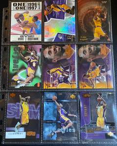 lot 70J image: Kobe Bryant 10 Card Lot - Including 2nd Year Cards, SPx, Inserts, and More Basketball Cards