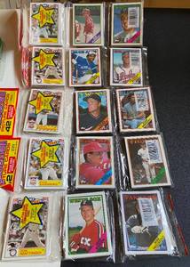 lot 80 image: (5) 1988 Topps Baseball Card Rack Packs