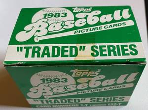 lot 100 image: 1983 Topps Traded Baseball Vintage Card Set - Missing 1 Card