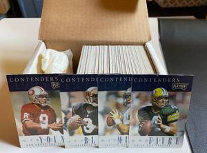 lot 155 image: 1995 Playoff Contenders Football Set #1-150