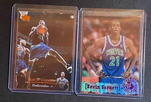 lot 195A image: Kevin Garnett RC 1995 Upper Deck #273 Rookie Minnesota Timberwolves Basketball Card